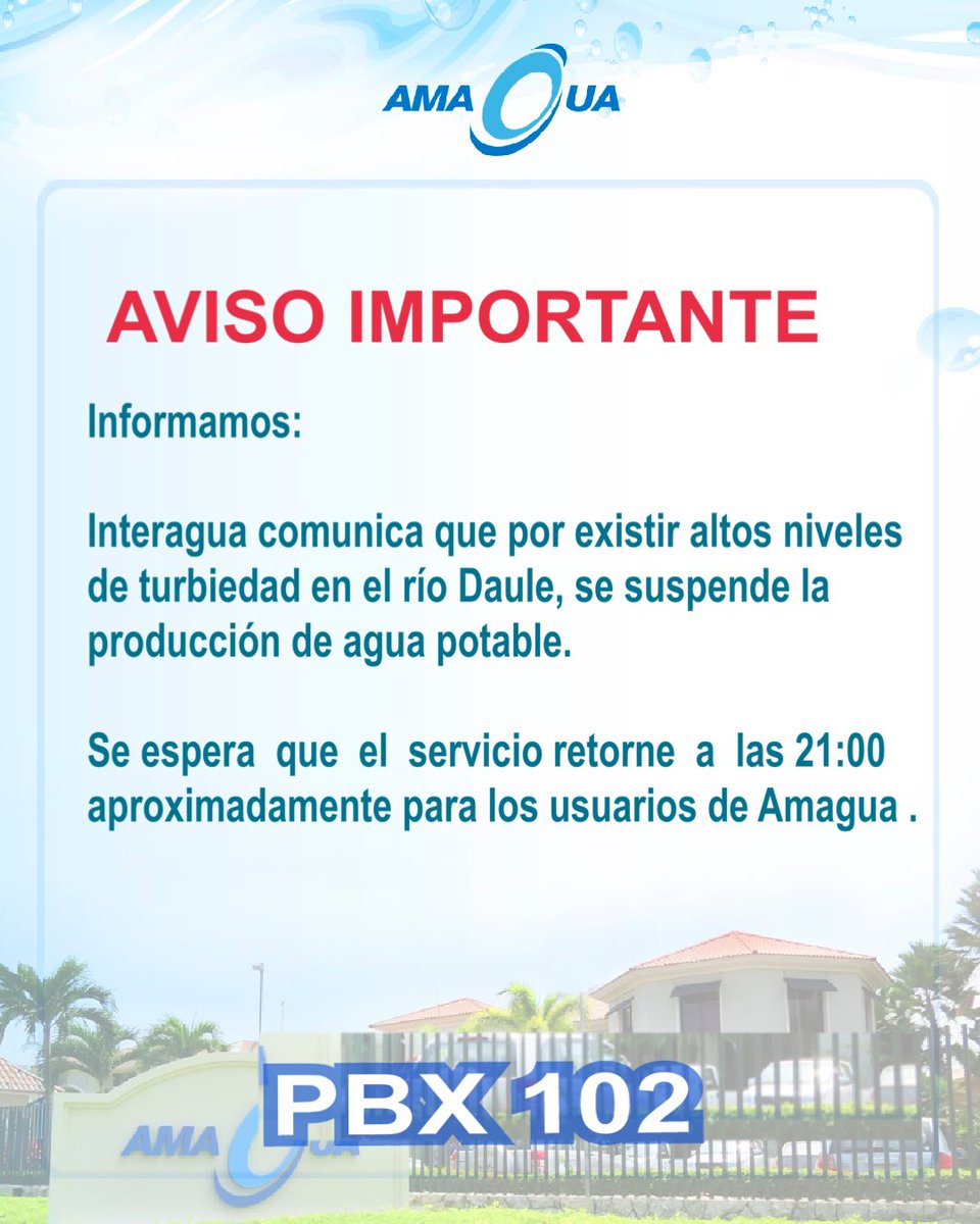 AmaguaCEM's tweet photo. AVISO IMPORTANTE https://t.co/AeTEHdgzp4