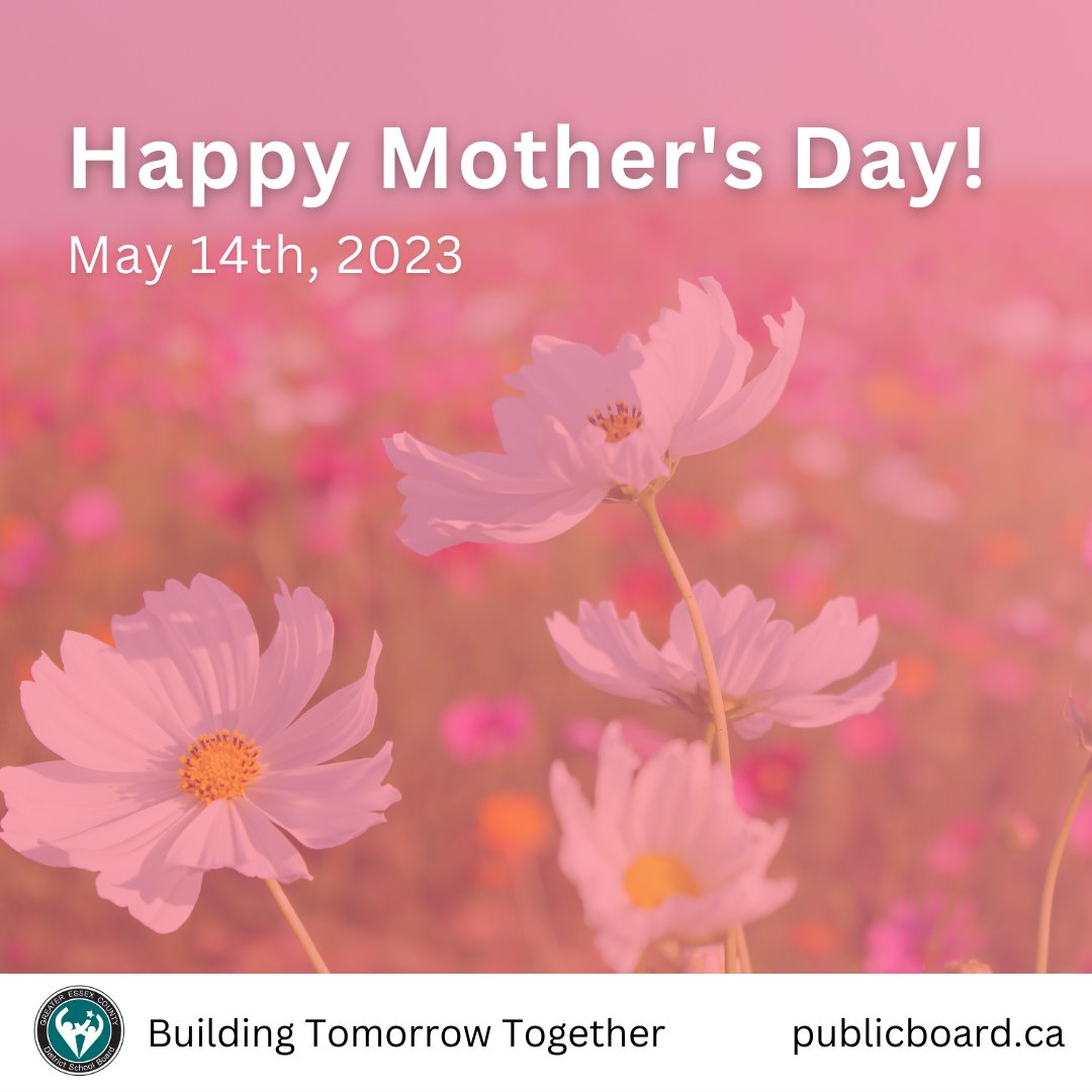 Happy Mother’s Day to all mothers, guardians and those who fill a mothering role. Have a wonderful day! 🌸🌼