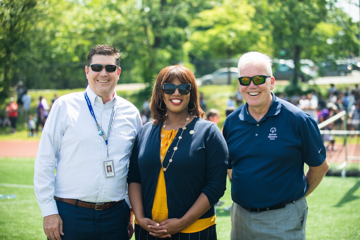 SOlympicsVA's tweet photo. It was an honor to be joined by @DrFutrell, Ph.D. Deputy Assistant Secretary of @usedgov during today's Little Feet Meet in @FCCPS. 

#GenerationUnified https://t.co/JtORXOcTHU