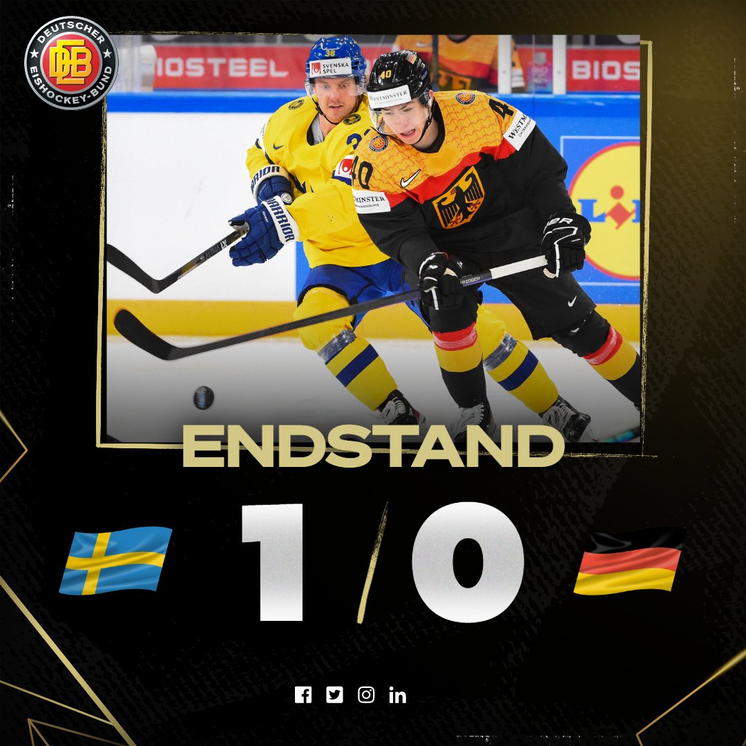 Deutscher EishockeyBund on Twitter "Denkbar knapp muss sich unsere