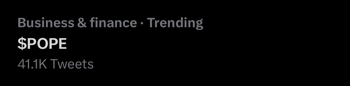 popecoin_eth's tweet photo. +2K TWEETS IN 3MINS 👀 https://t.co/91GZIffY4x