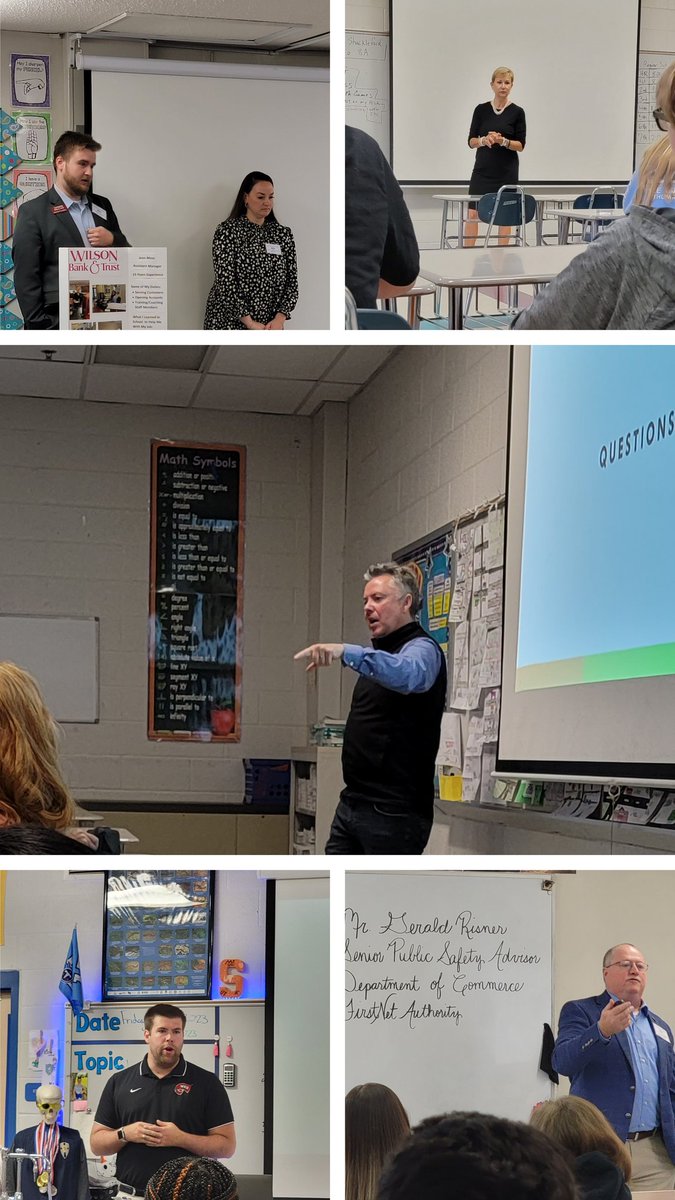 One of my favorite days of the year! A special thank you to all the professionals who came out today to speak to our students for Career Day!