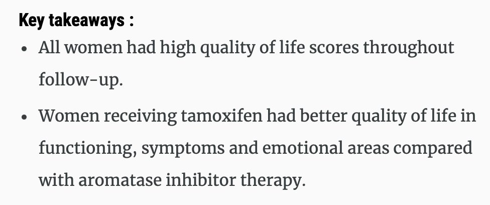 Postmenopausal women with #BreastCancer adapt well to #EndocrineTherapy
Juan Ignacio Arraras, PhD, et al. U. Hospital of Navarra, Pamplona
ow.ly/ln6450OmzSn
<a href="/GoHealio/">Healio</a>
#Tamoxifen #AromataseInhibitor