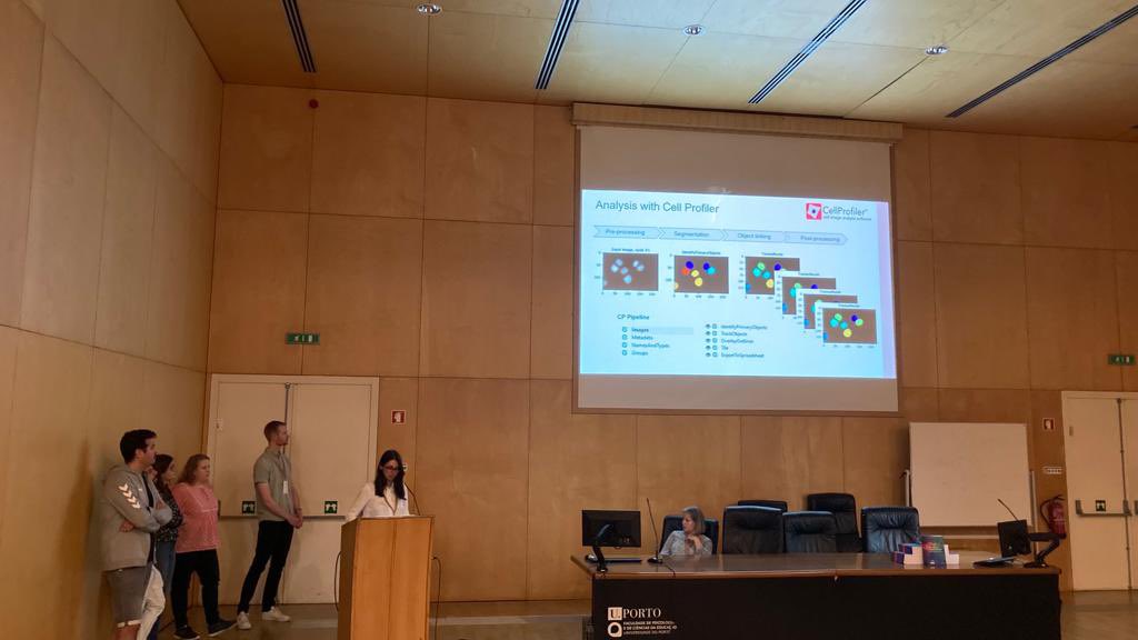 As part of the @neubias Defragmentation School, Group 1, including our colleague Ana, presented the results of their mini-project on bringing bioimaging workflows to the cloud ☁️ 🔬