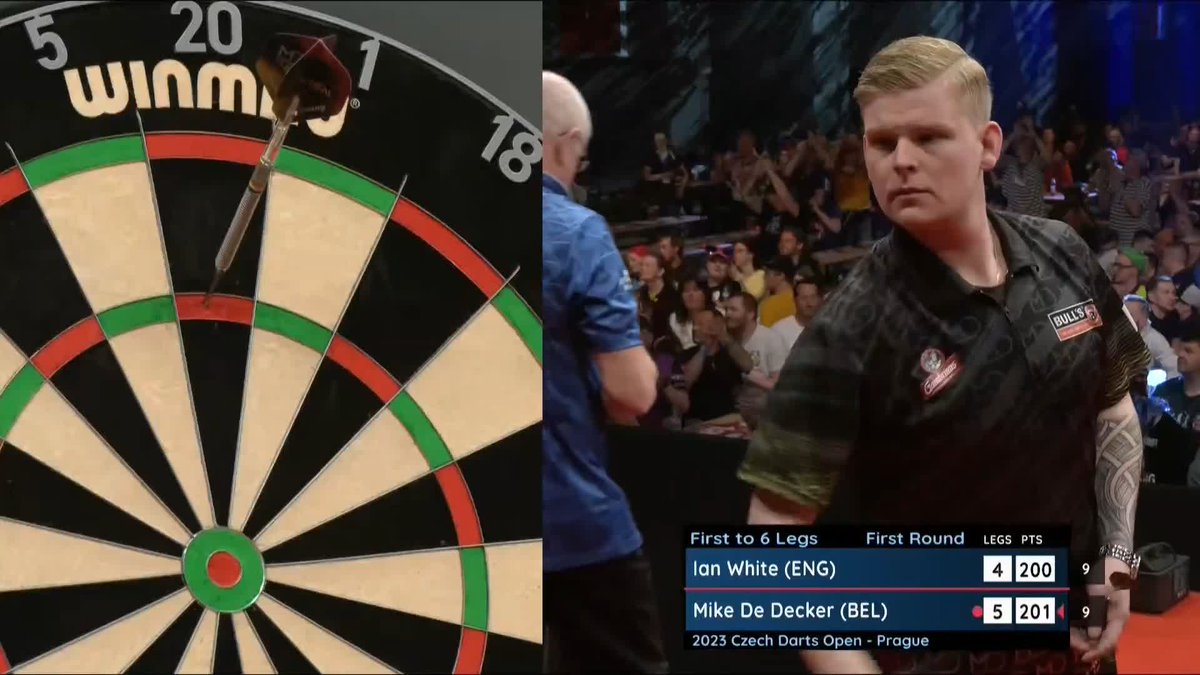 PDC Darts on Twitter "DE DECKER DEFEATS THE DIAMOND! An impressive
