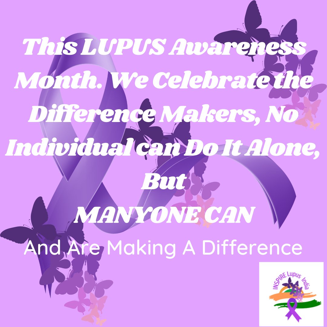 InspireLupus's tweet photo. LUPUS Awareness Month
Make Lupus Visible
#LupusDay #lupusawarenessmonth #lupus #stjohns #cmcvellore #nimshyderabad #aiims #aiimsdelhi #SGPI #lupusvisible #supportlupus @jainavinash @lizarajasekhar #scbmch #sskm https://t.co/bLeakWeHBA