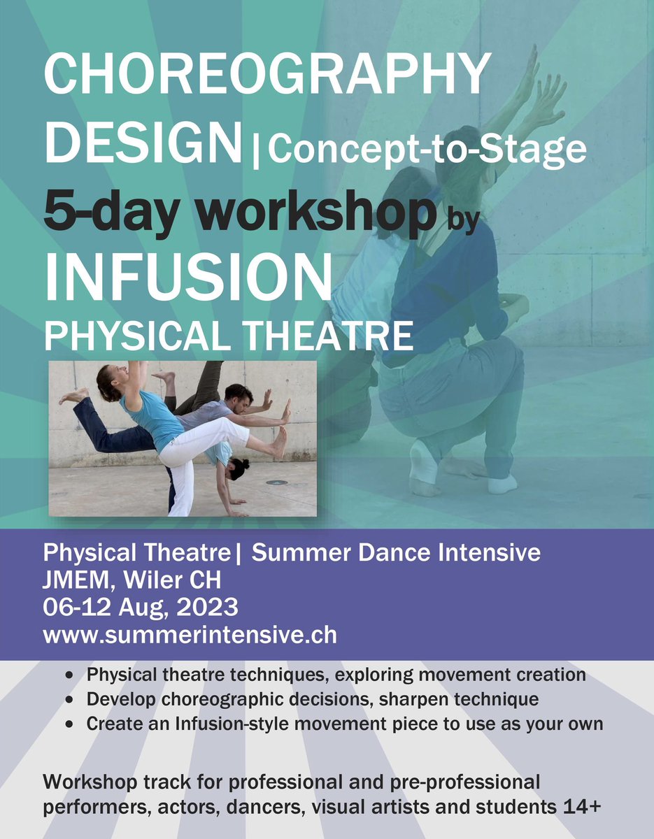 Look us up!summerintensive.ch
#physicaltheatre #choreography #mimography #creativity #dance