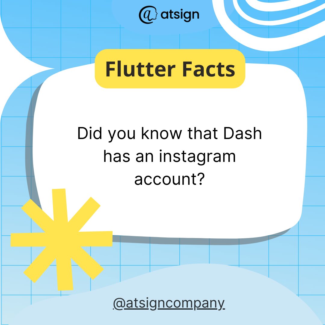 atsigncompany's tweet image. Hello People!
It&apos;s Flutter Fact. 

#flutterfact #flutterFridays
