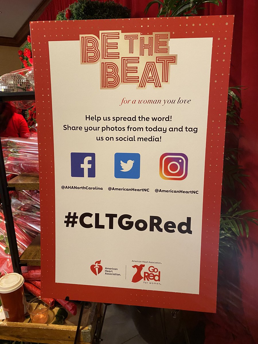 cherylbrayboy's tweet photo. I am thrilled to be the emcee of the 2023 Go Red for Women Luncheon brought to us by the @AmericanHeartNC We love to see so many women thriving as we draw attention to women’s heart health! #CLTGoRed @QClifeWBTV @WBTVKristenM @MaryKingTV @WBTV_News #CLT https://t.co/7fDYyjL9Ac