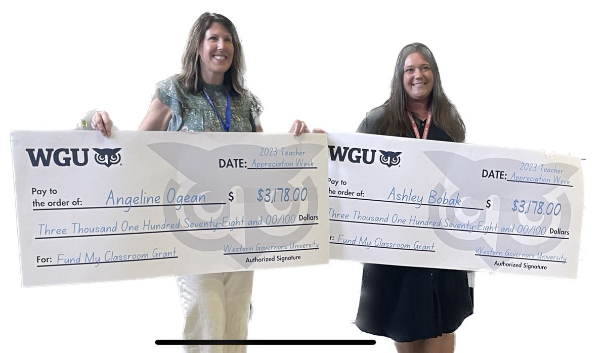 Kevin (@senorbrownosd) on Twitter photo Congratulations to Angie Ogean & Ashley Bobak! Western Governors University awarded each of them with a class set of Spheros. Happy Teacher Appreciation Week! <a href="/wgu/">Western Governors U.</a> <a href="/Liberty_D135/">Liberty School</a> <a href="/OSD135/">Orland District 135</a> <a href="/135Learning/">OSD 135 Learning</a> #OSD135 <a href="/Sphero/">Sphero</a> <a href="/SuzanneAmra/">Suzanne Amra</a> Congratulations to Angie Ogean & Ashley Bobak! Western Governors University awarded each of them with a class set of Spheros. Happy Teacher Appreciation Week! <a href="/wgu/">Western Governors U.</a> <a href="/Liberty_D135/">Liberty School</a> <a href="/OSD135/">Orland District 135</a> <a href="/135Learning/">OSD 135 Learning</a> #OSD135 <a href="/Sphero/">Sphero</a> <a href="/SuzanneAmra/">Suzanne Amra</a>