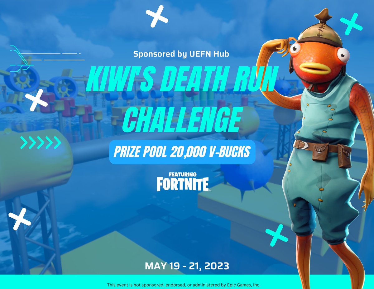 uefn_hub's tweet photo. 🥝Join the Kiwi's Death Run Challenge 

Submit your best times on UEFN Hub Discord for a chance to win! Discord link: https://t.co/sedSYYDsUI 

🥝Prize Pool: 20,000 V-Bucks up for grabs!

🥝 Map Code: 9696-2438-2930

#UEFN #FortniteCretive #CreatedinFortnite https://t.co/F3IQeeY2kh