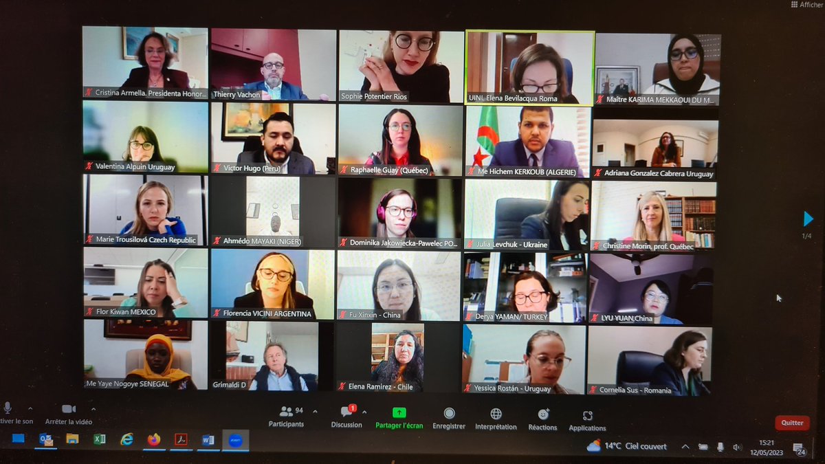 ThierryVACHON's tweet photo. La 11ème édition du l'université du notariat mondial de @uinl_org est lancée aujourd'hui par un webinaire qui réunit les 85 étudiants représentant 45 pays - Restitution finale des travaux en présentiel à Rome du 3 au 7 juillet Merci aux étudiants et aux professeurs Bon travail ! https://t.co/Teizf0ikyT