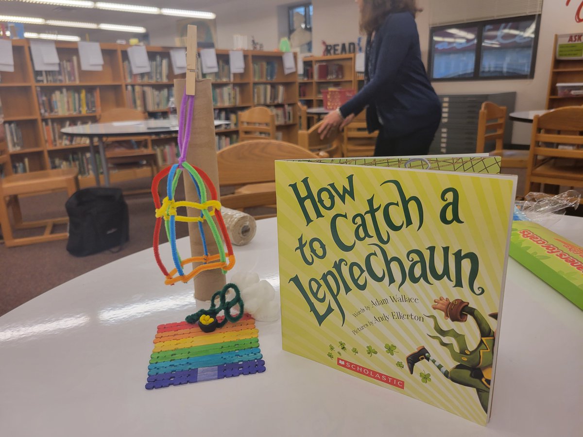 SirianniLibrary's tweet photo. We caught the leprechaun while learning about Novel Engineering🍀🌈 @newcastleareasd @remakedays @mattsmakerspace #RemakeDays #RemakeDaysSWPA #StepUptoSTEAM @NCsteam https://t.co/NQ1dwKXGjl