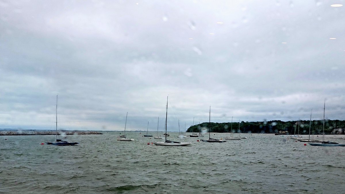 Evening commute back from <a href="/WessexOrtho/">Wessex Ortho Learning Forum</a> teaching on the Isle of Wight.