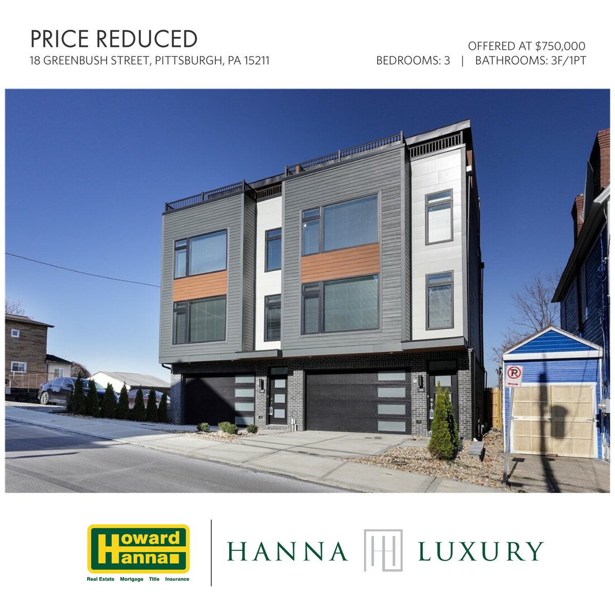 HOT NEW PRICE!
18 Greenbush Street now offered at $750,000
Make a Move &amp; Call me to TOUR!
412-287-1739
lorihummel.howardhanna.com/Property/Detai…
#howardhanna #pittsburghhomes #pittsburghrealestate #mtwashington #newhome #Tour #HotNewPrice #Views #ListWithLori #newconstruction