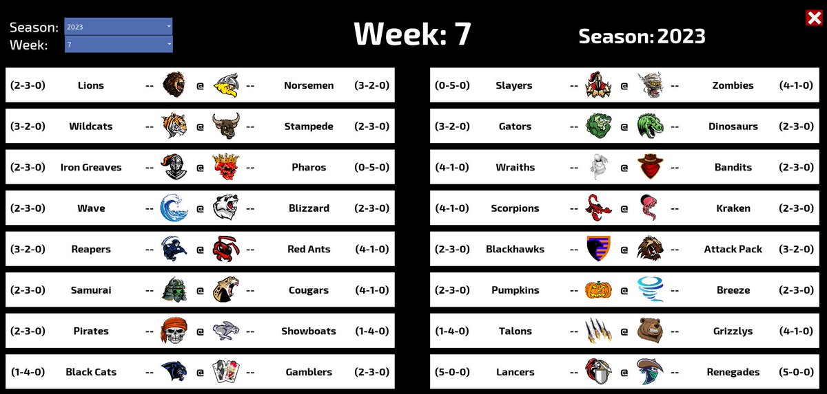 Gr8tsofGridiron's tweet image. Tomorrow's slate of games:  
#videogames  #indiedev #indiegamedeveloper #steamgame #football #sportssimulator #sports