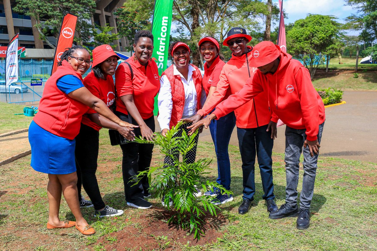 AbsaKenya's tweet photo. Today, we are proud to have joined key stakeholders and athletes for the #AbsaKipkeinoClassic  tree planting activity at the Kasarani Stadium.

#AbsaKipkeinoClassic
#AbsaPoweringSports
#JazaKasarani https://t.co/nkTxvJgxb0