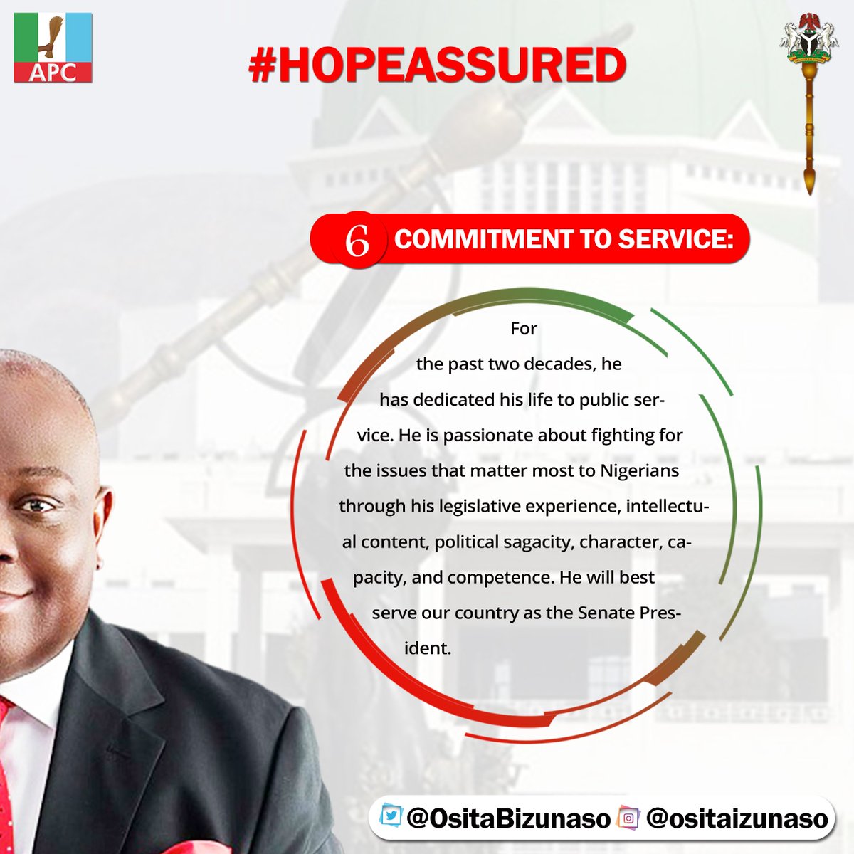 ositaBizunaso's tweet photo. My dedication to public service stems from a genuine desire to make a positive difference in the lives of Nigerians. My actions consistently reflect a selfless approach, putting the welfare and interests of the people at the forefront of My work.
#HopeAssured https://t.co/KZJhrApp6B