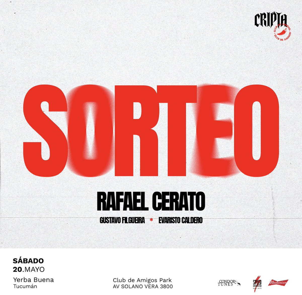 Viernes y el club lo sabe!! Activamos sorteo 🫡
Para participar:
1-Seguirnos en Twitter
2-Darle RT a este tweet y en comentarios etiquetar a la persona con la que irías al evento.
El ganador se lleva 2 ingresos generales. Suerte para todos 💃🏾😎