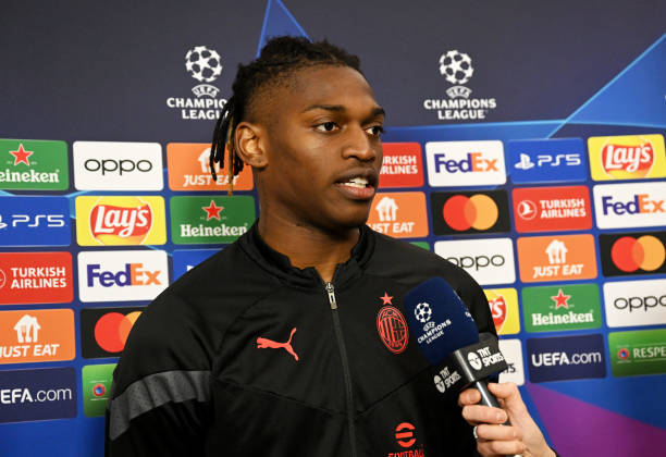UTSources's tweet photo. 🚨🎙️ Rafael Leao on links to Chelsea and Manchester City:

"They can buy me on Fifa." https://t.co/I9U8uMw89Y