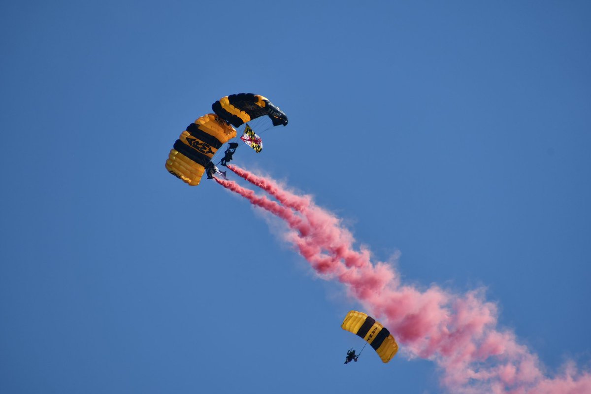 starsandstripes's tweet photo. The Army Golden Knights will be parachuting into #CampLegacy — West Potomac Park in Washington, D.C., on May 12 & 13 at 4p. Don’t miss your chance to see them in action! https://t.co/UDDY8mdxrk