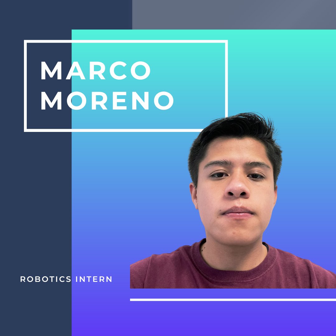 HelgenTech's tweet image. Meet Marco Moreno, our Robotics Intern at Helgen!🤖 Marco has been with us since October 2022. His tasks include perception, simulations, and 3D design.🚀 We&apos;re excited to see Marco graduate shortly and what he will do in the future! #Intern #helgentech #Simulation
