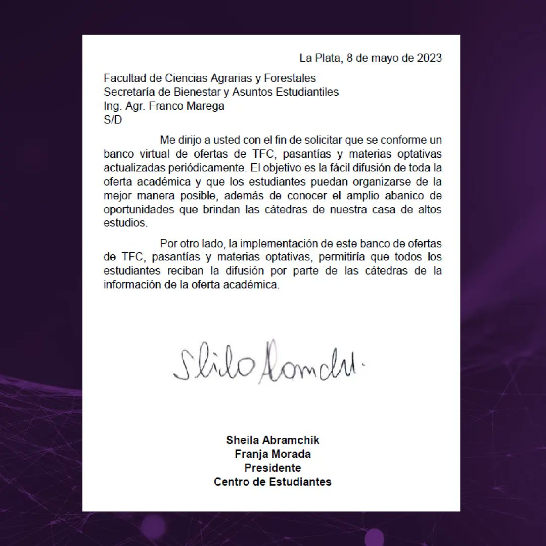 CEAF Franja Morada tweet media