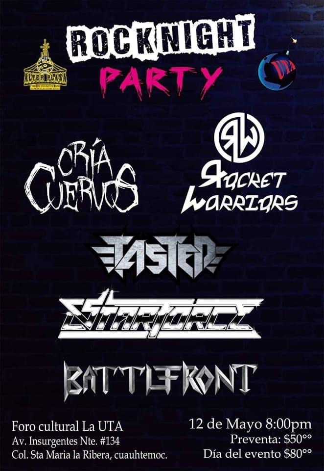 BBeat105's tweet photo. Hoy, 12 de mayo, hay estos shows:
- En #ForoLaCatedral, el #InfestedFest con #TheUnholy, #HorridSight, @Excavator, @AchromatopsiaMx y #Envenomed
- En #LaUTA, #CríaCuervos, #Tasted, #StarForce y #Battlefront
- En #NoSomosNadaDistroCafe, #SatánicoPandemonium, #Oculto y #Veljet https://t.co/aKlUGe82UX