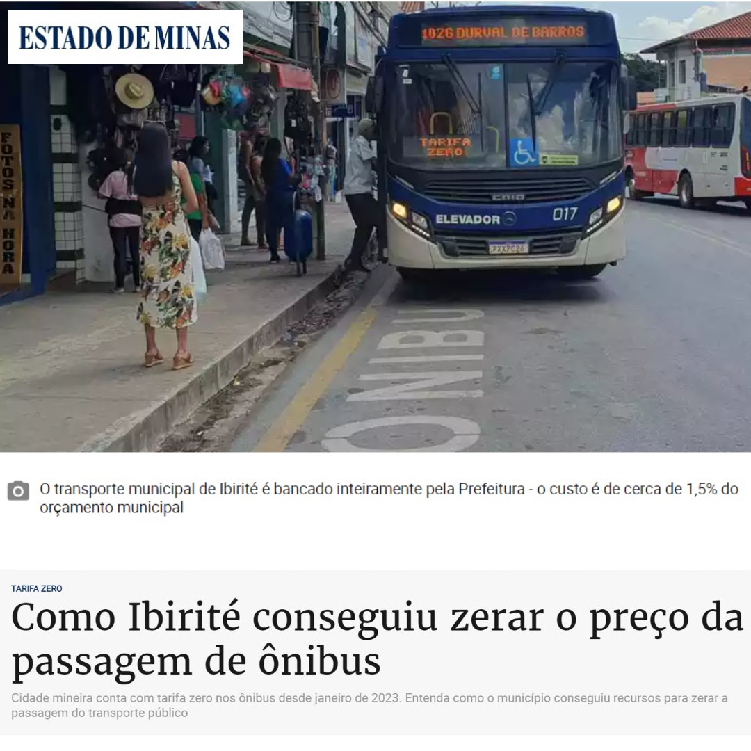 "Enquanto os moradores de BH pagam a passagem de ônibus mais cara entre as capitais brasileiras, Ibirité, zerou a tarifa do transporte municipal em janeiro de 2023. 

Texto e imagem: <a href="/estadodeminas/">Jornal E. de Minas</a>

#passagens #transportepublico #onibus #bh #beaga