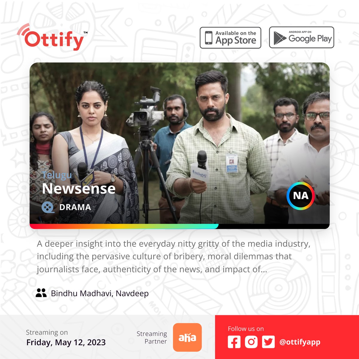 ottifyapp's tweet photo. Weekend Release! 😎

Do you love movies? Download Ottify app now 😅
#samantha #alluarjun #vijaydeverakonda #telugu #telugumovies #maheshbabu #ramcharan #anushkashetty #prabhas #nagachaitanya #rampothineni #nitiin #raviteja #chiranjeevi #juniorntr #nagarjuna #saipallavi #tollywood https://t.co/yIH422xd93
