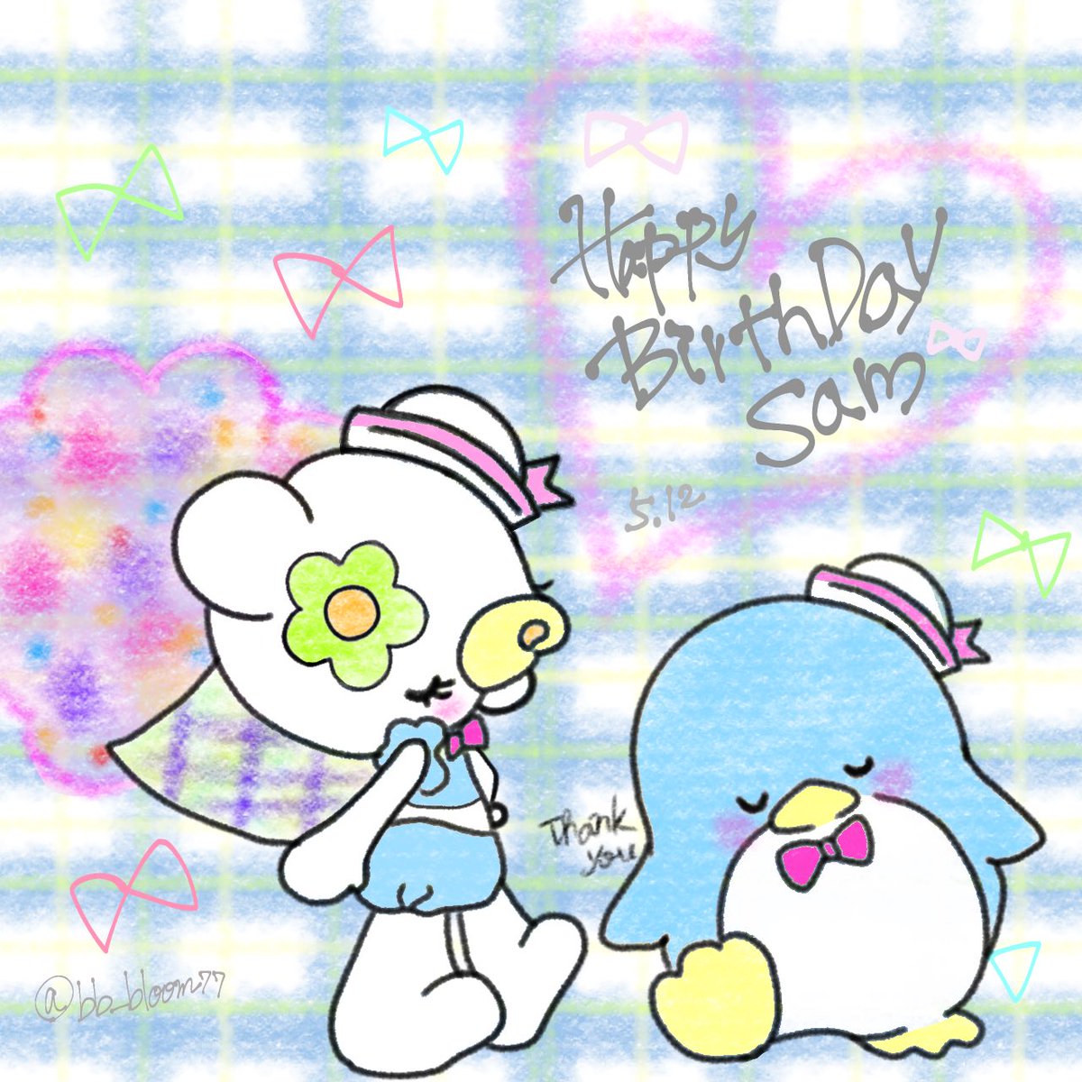 bb__bloom77's tweet photo. 娘の好きなサムのお誕生日だったので

タキシードサム.*♥Happy Birthday ♥*.

#タキシードサム生誕祭2023 
#サンリオキャラにおめでとう 
#サンリオファンアート https://t.co/MbsULvLR2Z