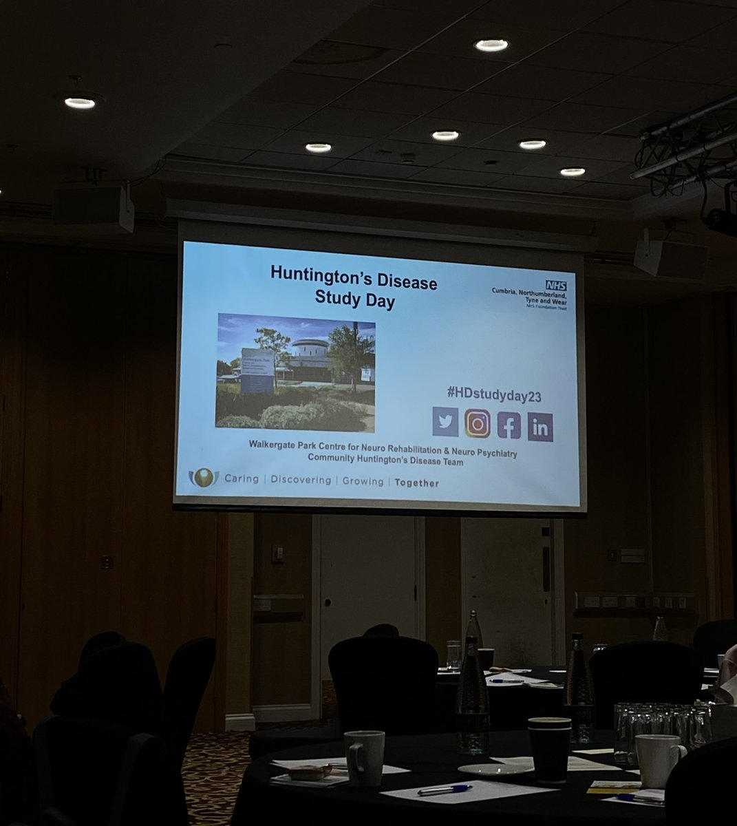 SophShawSLT's tweet photo. “A disease may be rare but hope should not be” - thank you @CNTWNHS for a really informative and inspiring day #HDstudyday23 https://t.co/9atWeHjkqA
