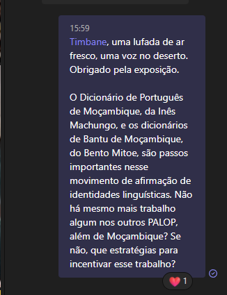 LuisGomes29's tweet photo. With @AntonioTimbane, on #PortugueseSpeaking African countries beginning the process of establishing their #Portuguese linguistic norm. #Multilingualism values ALL the languages.

This is #DecolonizingLanguage.

#Angola #CapoVerde #GuineBissau #Mozambique #SaoTomeAndPrince https://t.co/cIxDINLdh8