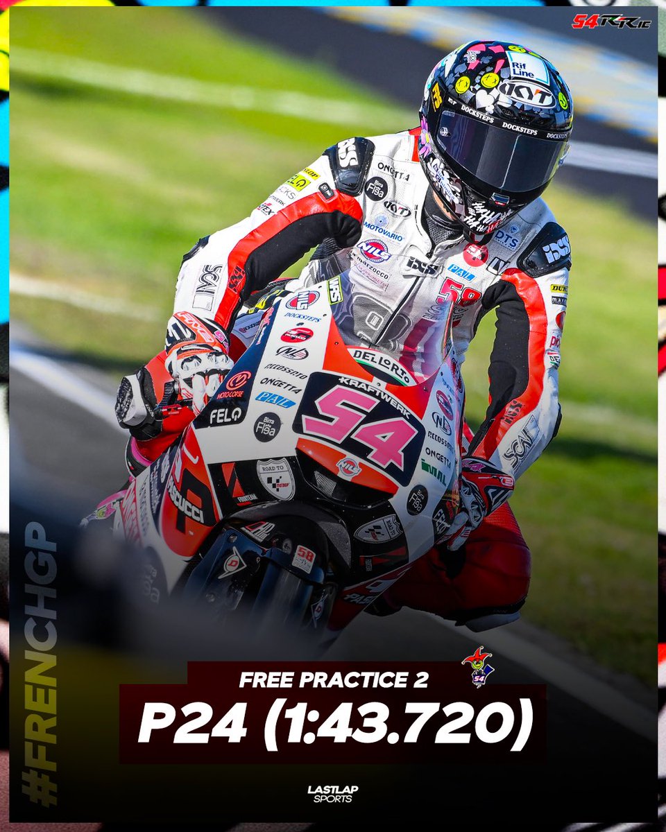 FP2 ➡️ 1:43.720🇫🇷
#motogp #moto3 #riccardorossi #rr54 #frenchgp