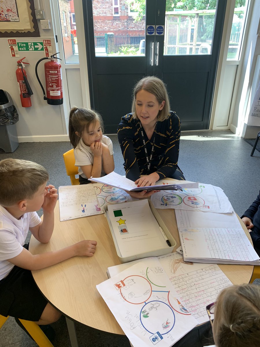ABCPschool's tweet photo. Mrs Morris came to see #ABReception writing today as they have been writing their own version of Little Red. They have worked so hard on them this week and were very proud to show them off! #ABliteracy #ABWriting #earlywriting @LiteracyCounts1 https://t.co/CZNhq1htra