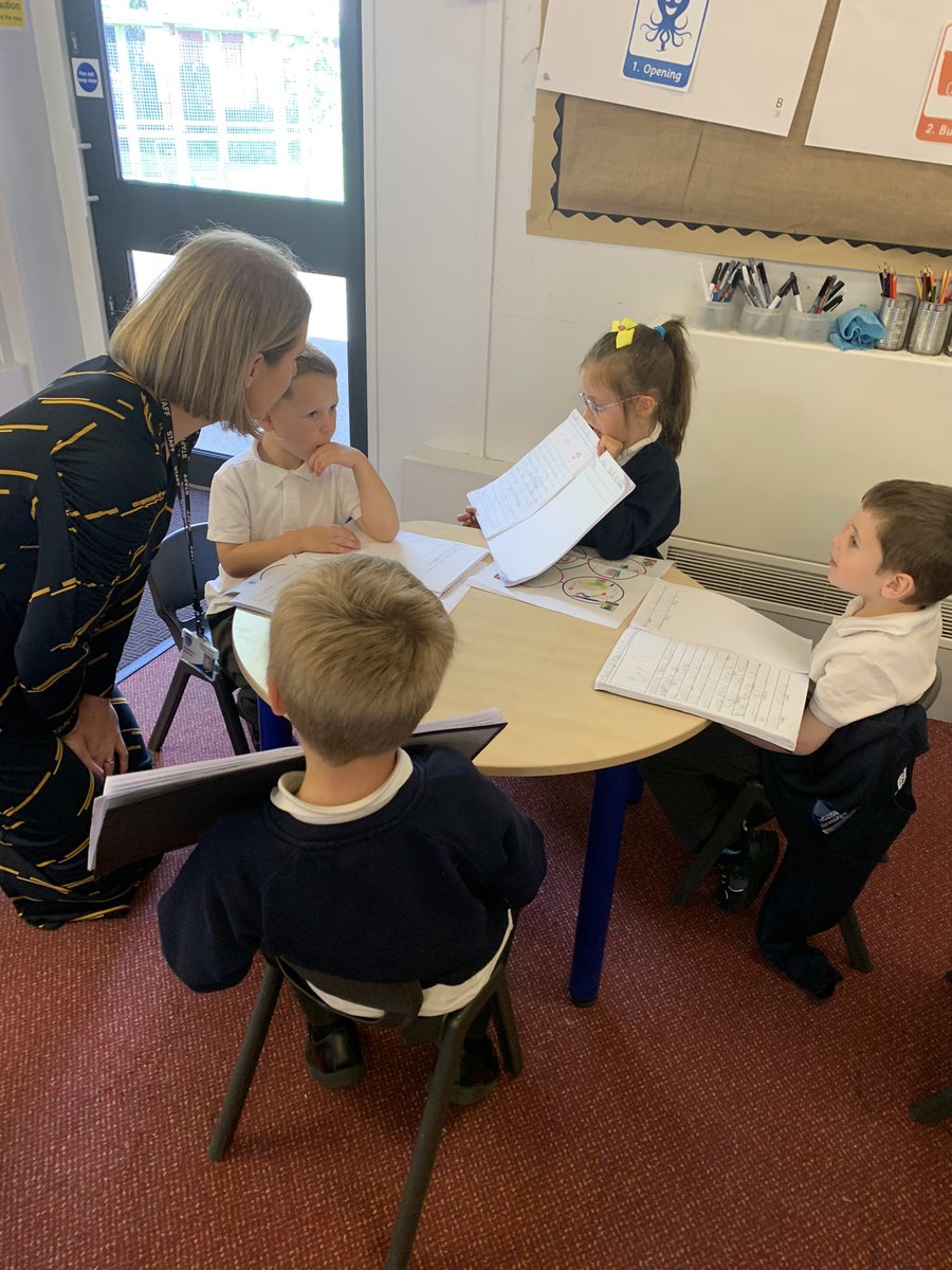 ABCPschool's tweet photo. Mrs Morris came to see #ABReception writing today as they have been writing their own version of Little Red. They have worked so hard on them this week and were very proud to show them off! #ABliteracy #ABWriting #earlywriting @LiteracyCounts1 https://t.co/CZNhq1htra