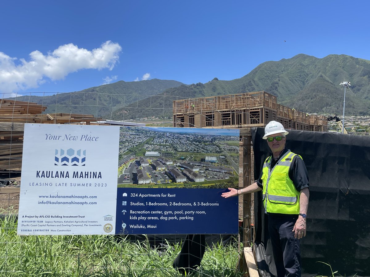 Making progress at our Kaulana Mahina development in Maui!