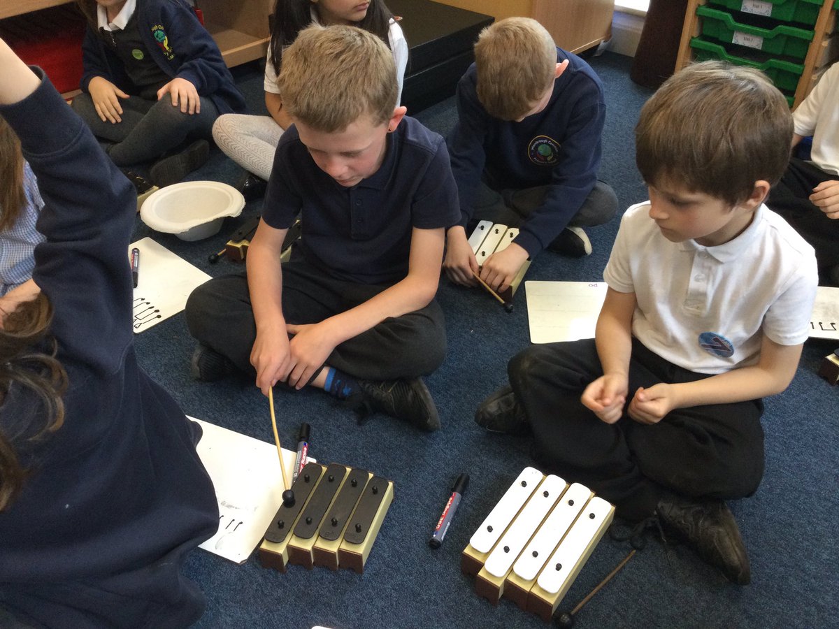 WCPSMusic1's tweet photo. Year 2 did a great job of turning a rhythm into a melody using tuned percussion. @WCPSc2027 @WCommonPS https://t.co/n4V7kbViR3