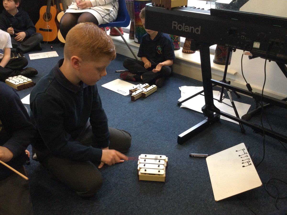 Year 2 did a great job of turning a rhythm into a melody using tuned percussion. @WCPSc2027 @WCommonPS