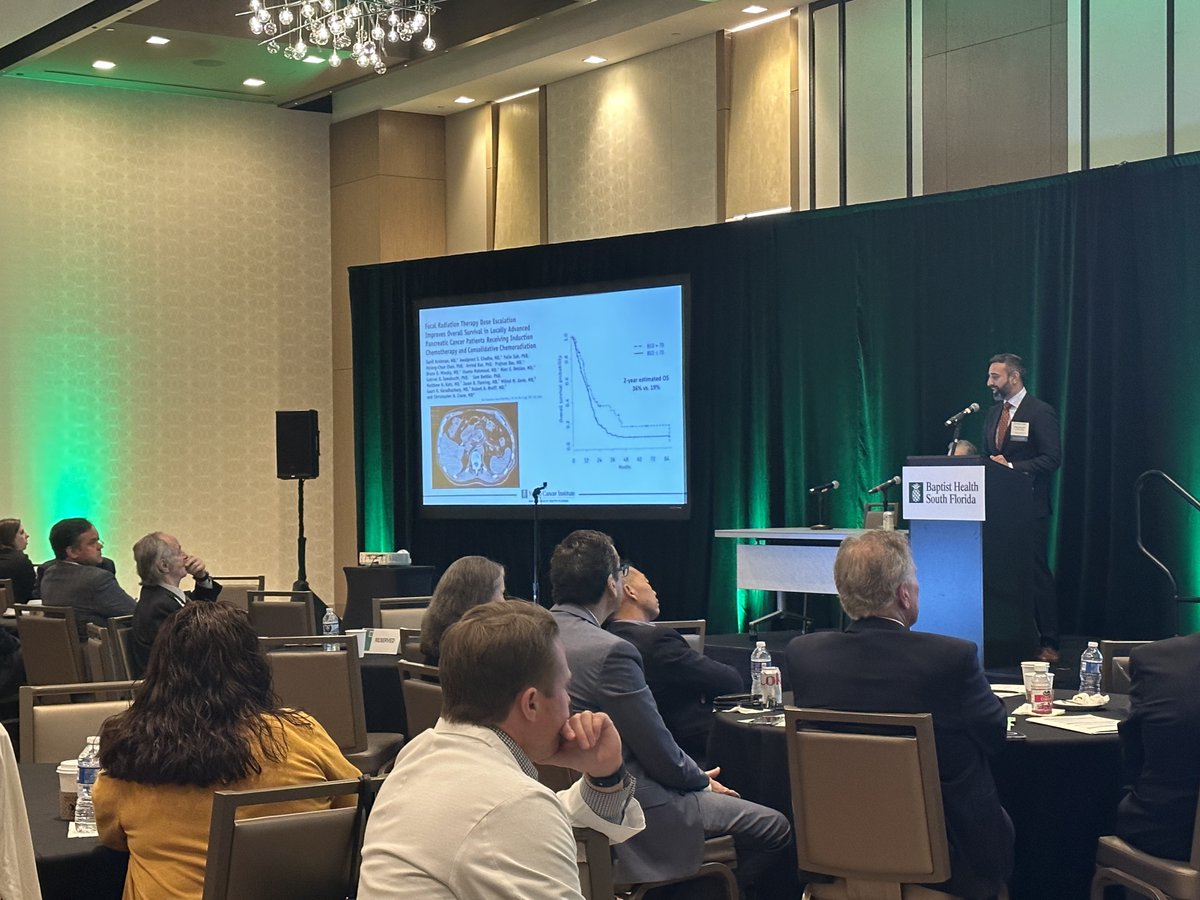 BaptistHealthSF's tweet photo. Dr. Adeel Kaiser shares more on #MRGuided #Radiotherapy for #pancreaticcancer. @MiamiCancerInst #BaptistHealthResearch https://t.co/hXTQitZbDD