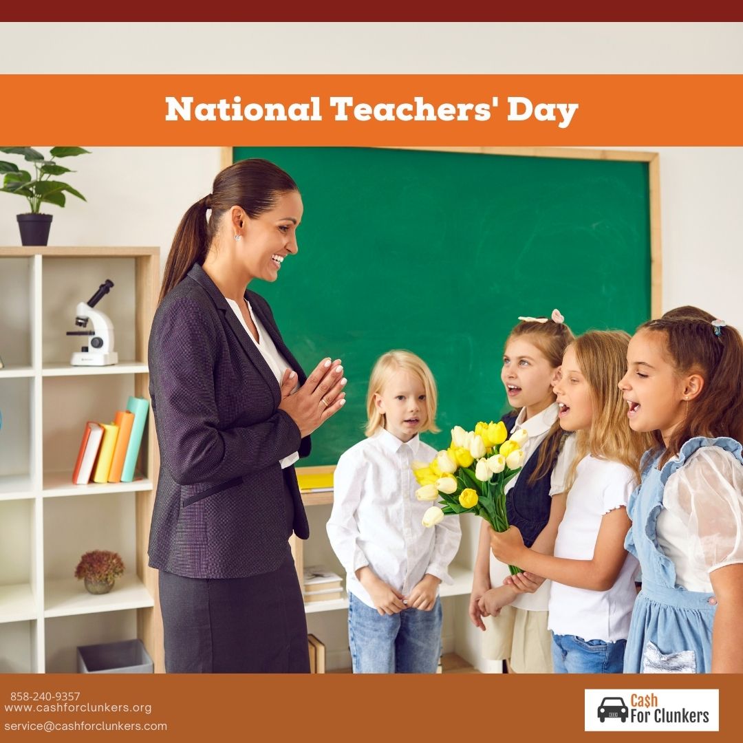 Everyone has had that favorite teacher that has helped inspire them.#NewOrUsed #UnwantedCars #JunkCars #FreeTow #CashforClunkers #NationalTeachersDay