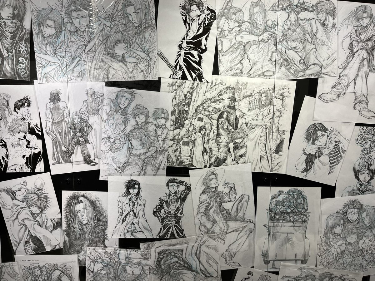 最遊記展行ってきた!!!! どれもこれもあれも美しいイラストたちでした...🙏🙏🙏🙏