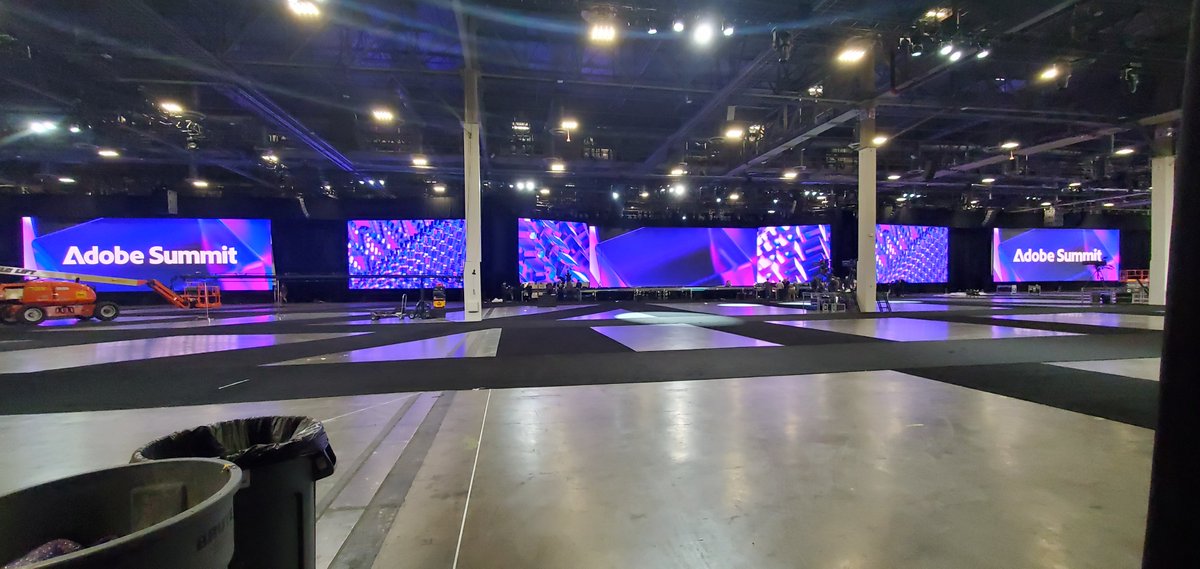 #Backstage @ #AdobeSummit2023 last month! 🙌 Excited to be providing the technology to take this world-renowned event to the next level.