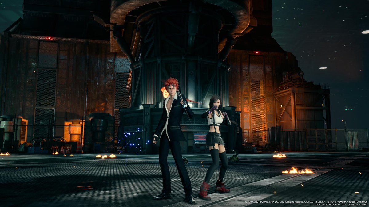 EmmaArundell's tweet photo. I wouldn’t want to mess with these two👊⚡️❤️

#FinalFantasyPhotoFriday #FinalFantasyVIIRemake #FF7R #Reno #レノ #TifaLockhart #ティファ #RenooftheTurks #TheTurks #Shinra #Avalanche #Reti #VirtualPhotography #PS5Share https://t.co/CHms02GCNX
