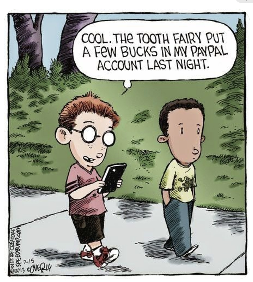 Everyone has to keep up with the times – even the Tooth Fairy. #FridayFunny #DentalHumor #ToothFairy