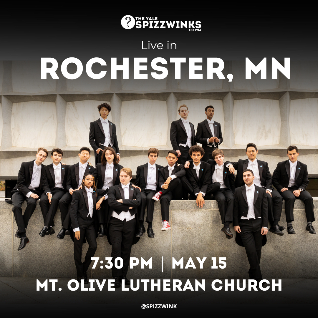 spizzwink's tweet photo. What’s up, Minnesota? We’re kicking off Summer Tour 2023 in Rochester, MN for Adam’s hometown tour. Join us live Mt. Olive Lutheran Church this Monday at 7:30 PM for our  Pitchpipe’s hometown concert. 

It’s gonna be a blast. Tickets available at the link in our bio 🎟️🎫 https://t.co/ORNLS2x41L