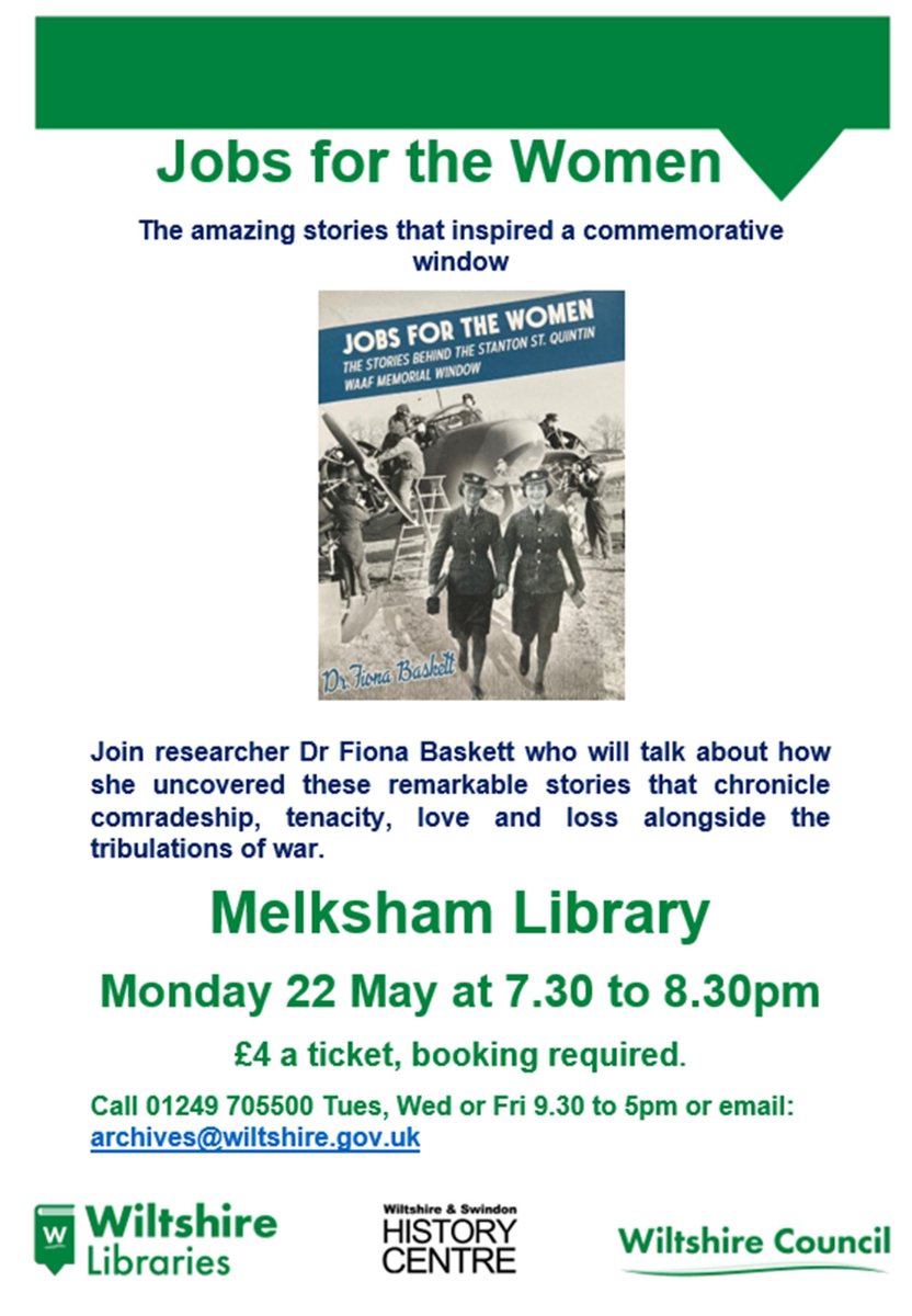 Excited to be taking part in #LocalHistoryMonth
Come and say hello on 22nd May! #WAAF  #WW2