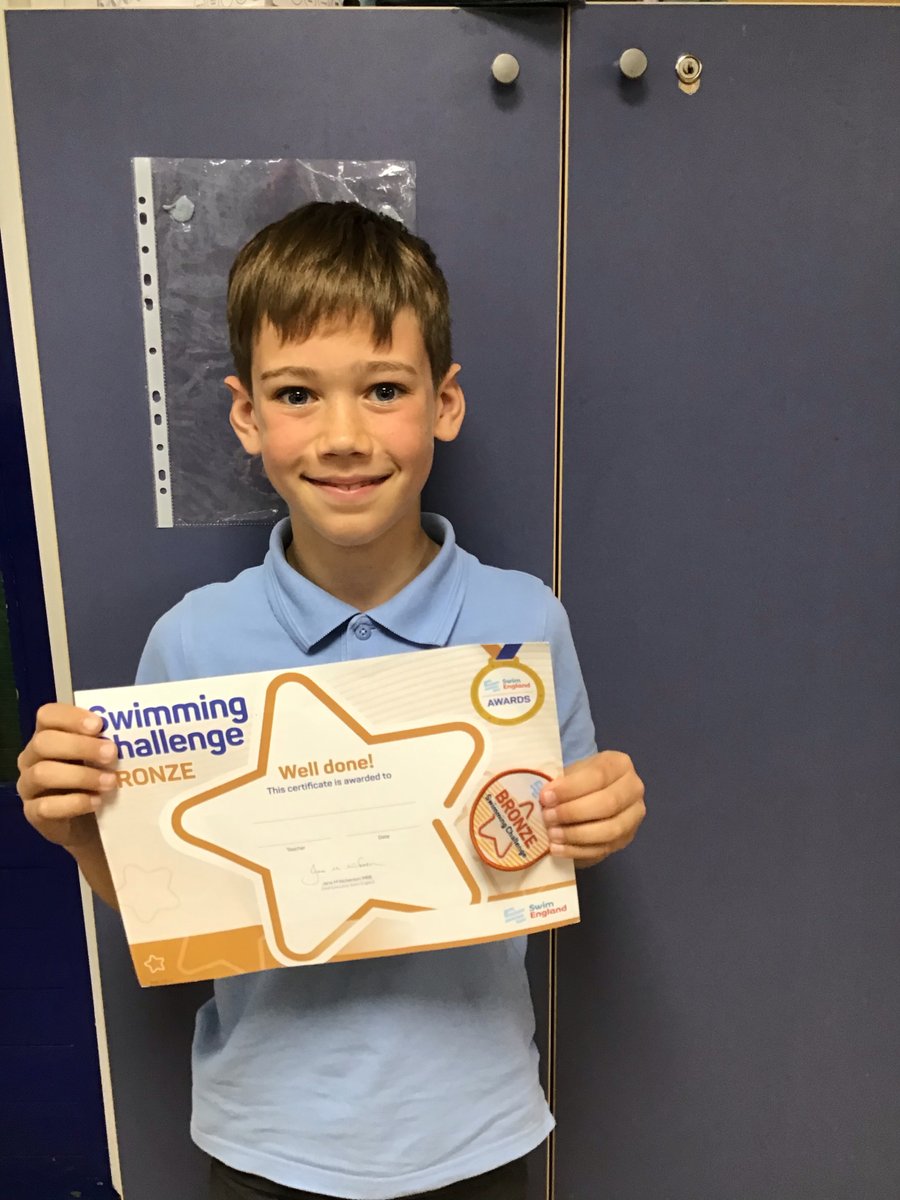 OldHallCP's tweet photo. What a fantastic achievement two of our y5 boys achieved outside of school last week! They have both achieved their bronze award in swimming. 1100m in under 25 minutes using 4 different strokes. A fantastic accomplishment! Well done boys! https://t.co/ntko6JNJ80