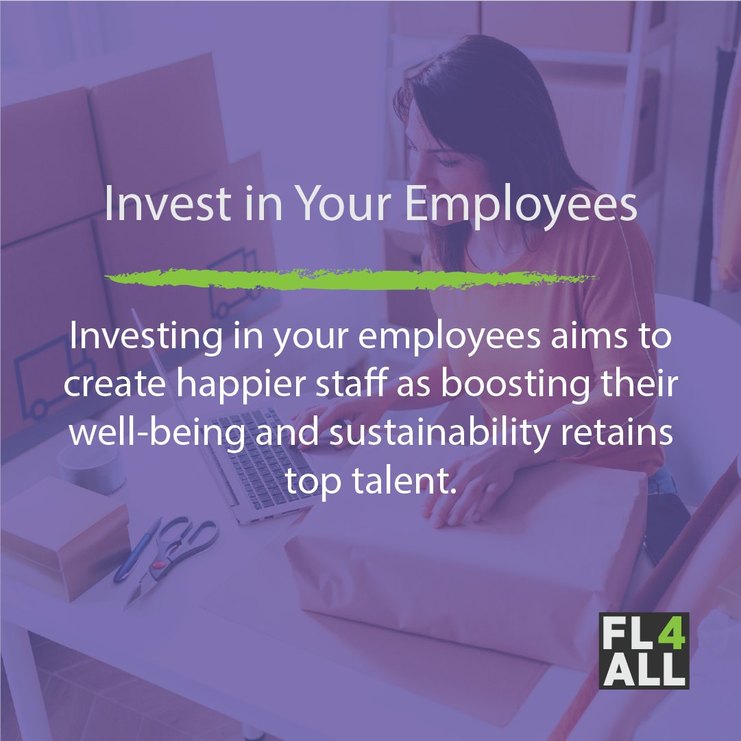 FL4_ALL's tweet photo. Investing in your employees can come in various ways. The most impactful way is offering significant benefits such as healthcare, short and long-term disability, or a financial literacy assistance program. Investing today creates the best tomorrow! #BisunessTip #FL4ALL https://t.co/o5Jqb4yjby