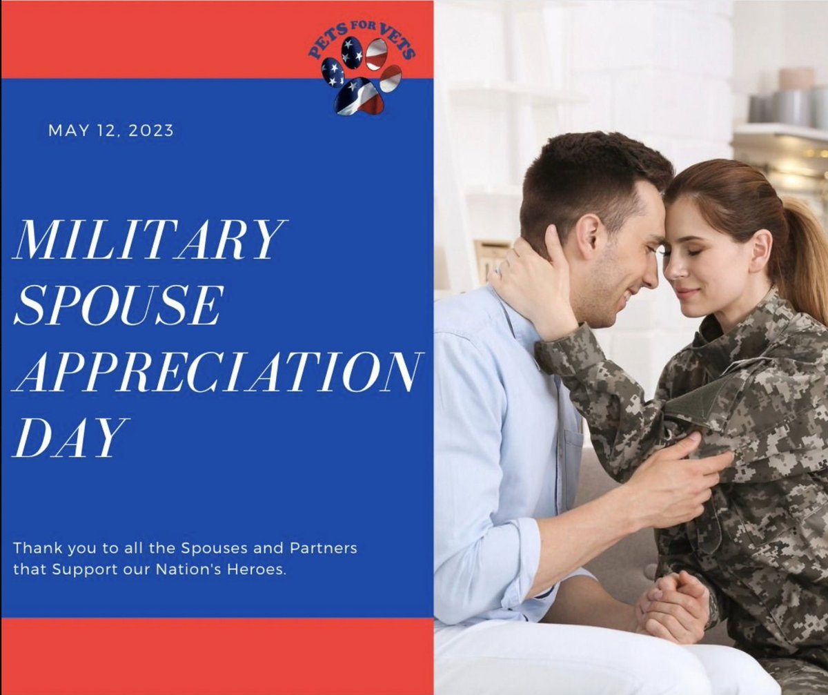 We are thankful for all the spouse/partners of our Military Veterans! Your support is necessary and apprecaited!